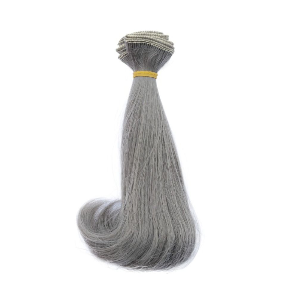 Doll Hair Chemical Fiber Doll Chemical Fiber Wig Soft Silk Gradient Color BJD SD Doll Hair DIY 15cm Msiredoll Bjd Wig Accessories Cotton Doll