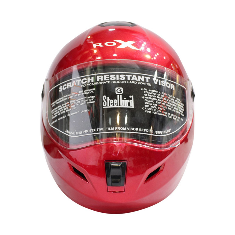 Steelbird Rox Rockers Red Double Visor Full Face Helmet