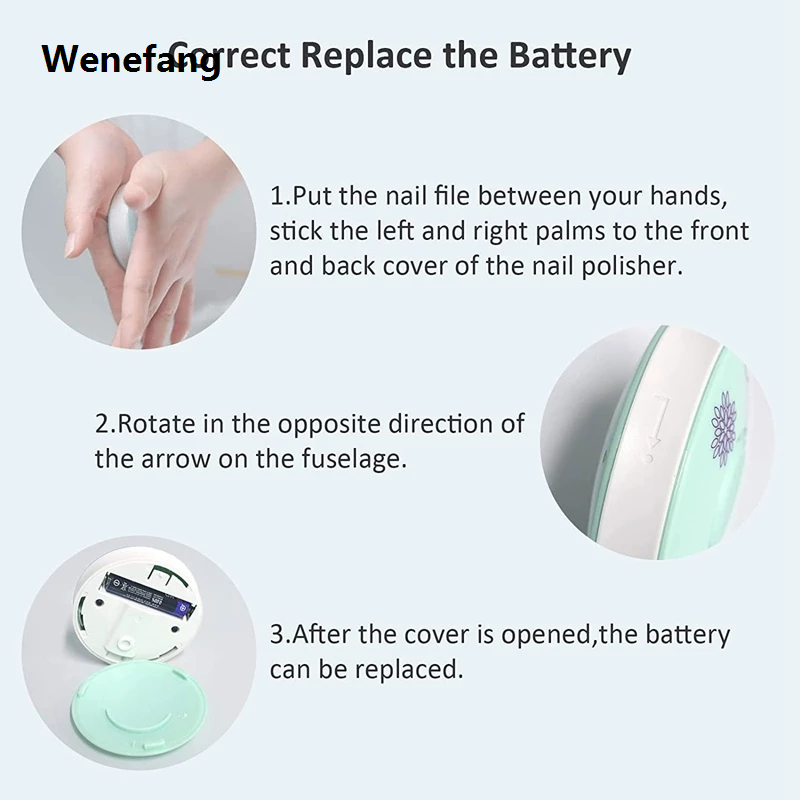 Wenefang Electric Baby Nail Trimmer Kid Nail Polisher Tool Infant Manicure Luxury Scissors Baby Hygiene Kit Baby Nail Clipper Cutter For Newborn
