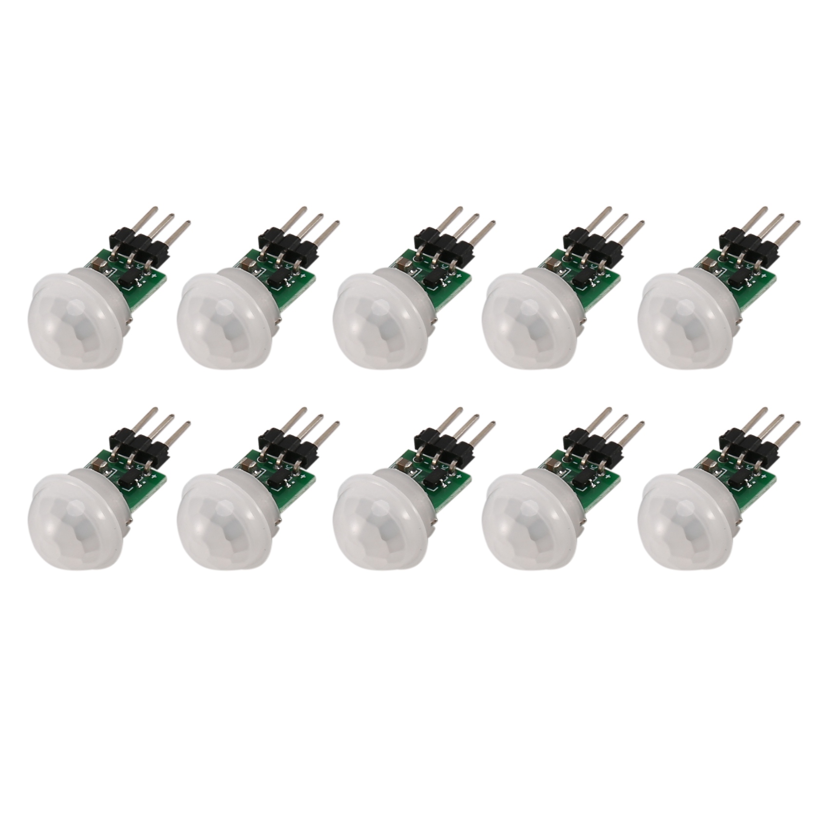 JAERBEE 10Pcs AM312 Mini Human Sensor Module IR Pyroelectric Infrared PIR Motion Sensor Detector Modules DC 2.7V to 12V