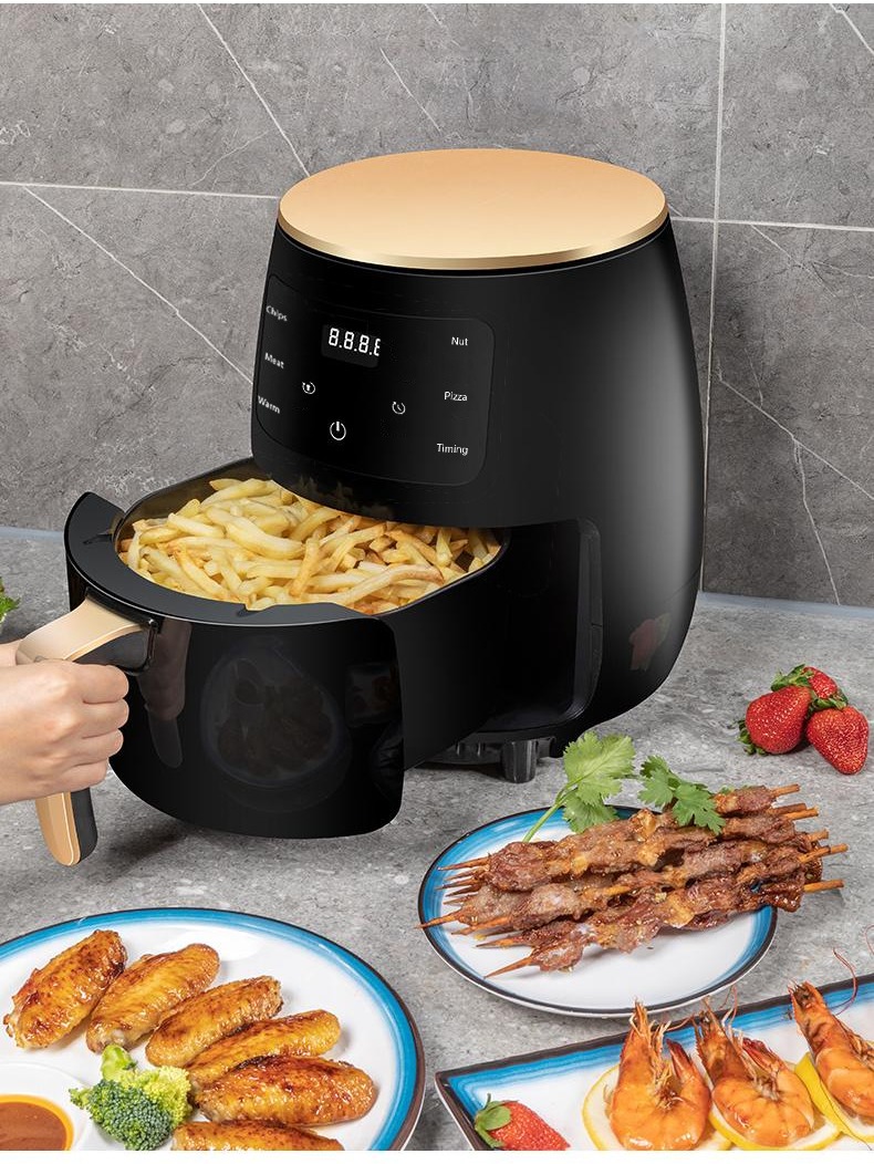 6L Digital Air Fryer German Technology Silver Crest