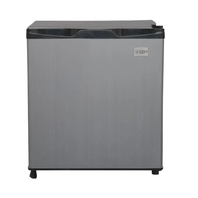 GEM GRD-70HSWP mini Bar (50 Litre) Direct Cool Single Door Refrigerator_ Hairline Silver