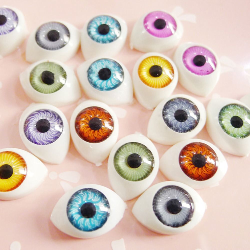 5pairs New 12x16mm Doll Acrylic Eyes Animals Parts DIY Doll Making Crafts Eyes Accessories DIY BJD Doll