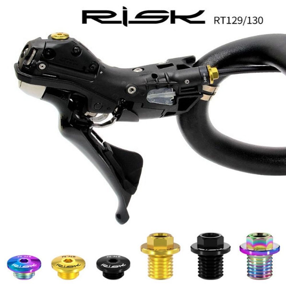2pcs High Quality Titanium Road Bike Screw 3 Colors Cycling Parts Schaltung Screw Locking Screw For SHIMANO R7020 R8020 R8070 R8170 R9170