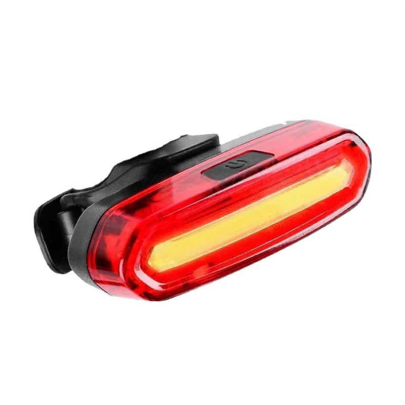 USB Rechargeable Bike Bike Light LED Warning Bicycle Rear Light IPX6 for Helmet 1 Piece