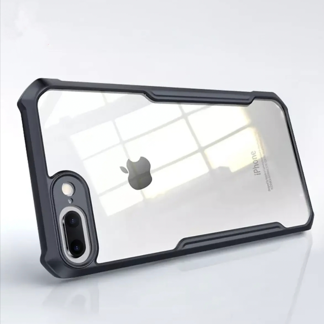 Iphone 7 Plus / 7+ / Iphone 8 Plus / 8+ Cover (All Same Size) Clear Transparent Soft Rubber Bumper Mobile Cover Case -Non Yellowing
