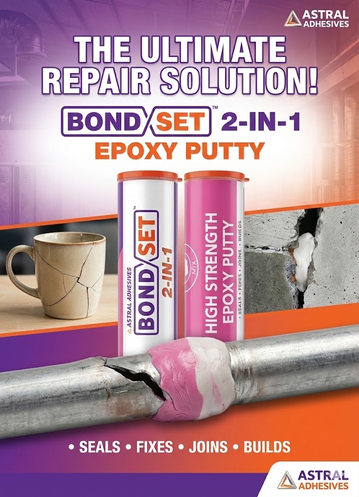 Bondset Epoxy Putty - 80G (Pack of 2 )