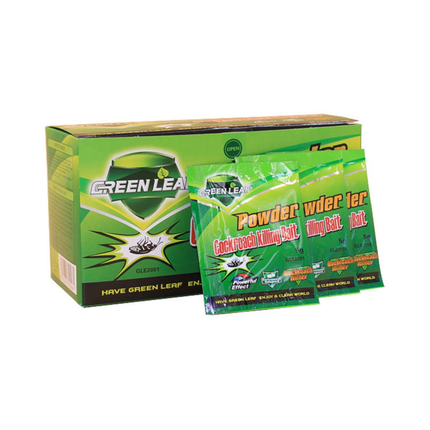 Cockroach Control Powder Bait, Effective Roach Pest Control Sachet For Indoor Use Single Packet