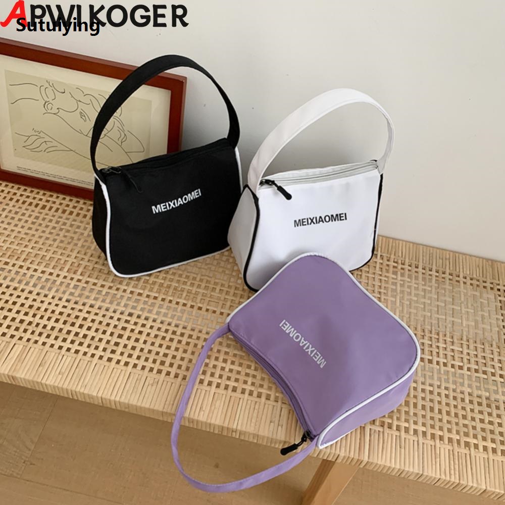 Sutuiying Fashion Handbag Classic Texture Delicate Creative Chic Women Hot Selling Vintage Simple Nylon Totes Ladies Travel Shoulder Bags