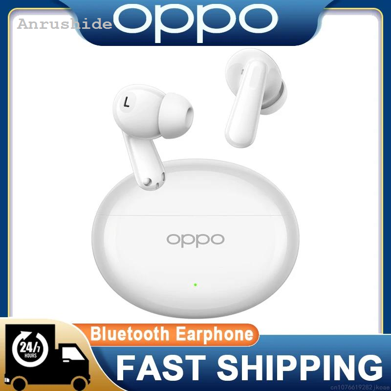 Anrushide New OPPO Enco Air4 Earphones Wireless Bluetooth 5.4 ANC Noise Cancelling 【2025 Version】 Sports Game Headphones HiFi Stereo HD Mic Call Headset