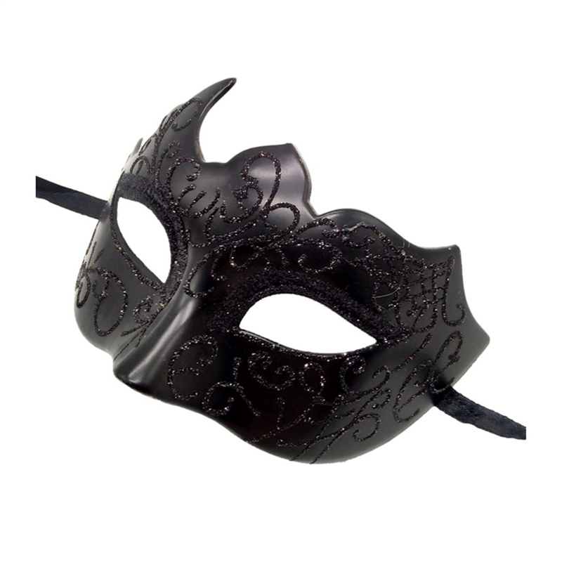 NAMUNY 2 Pack Boys Masquerade Masks Carnival Blindfolds New Carnival Fancy Costumes Decorations Black