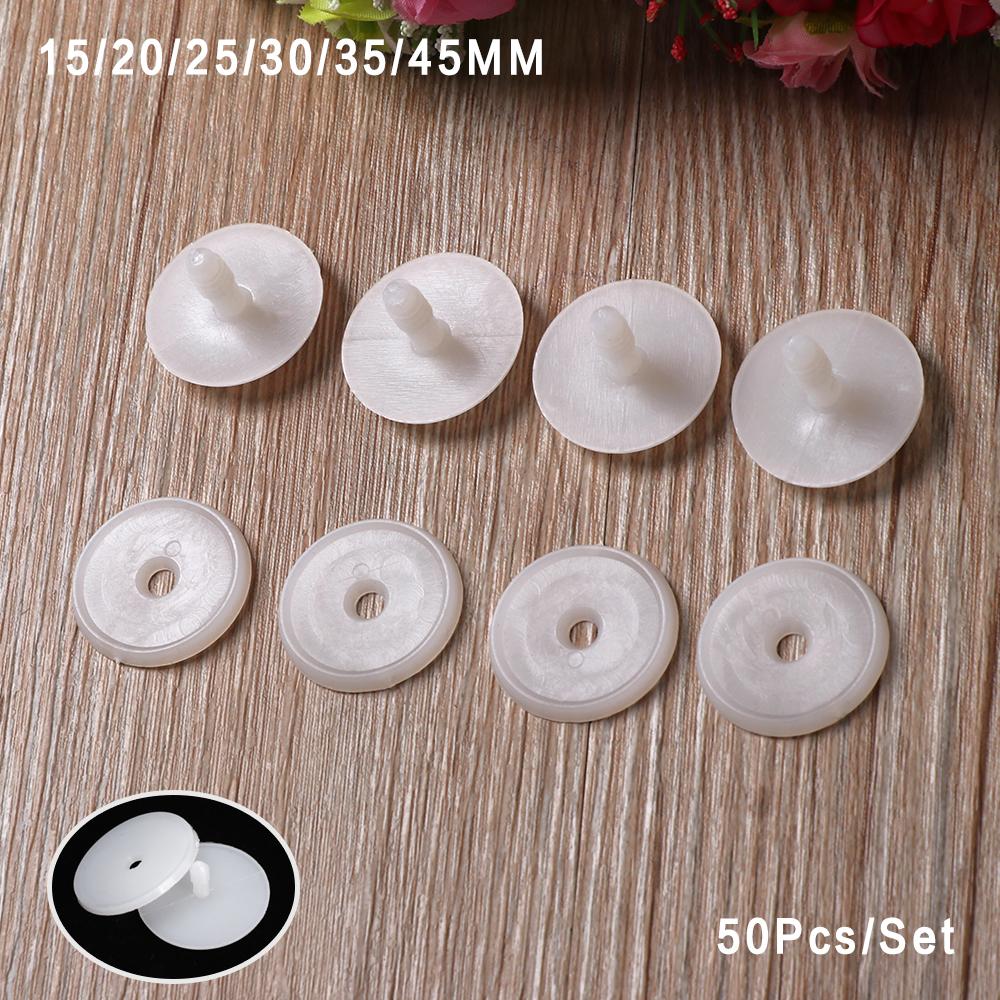 15/20/25/30/35/45mm Gifts White Washer Accessories Plastic Doll Joints Blythe DIY Crafts Teddy Bear Making
