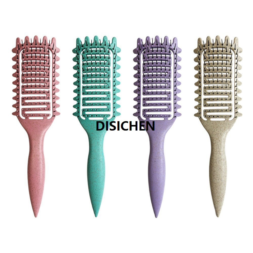 DISICHEN Salon Scalp Massage Comb Styling Hair Brush Comb Detangling Hair Brush Women Wet Massage Comb Nylon Hairdressing Hairbrush Tools Special