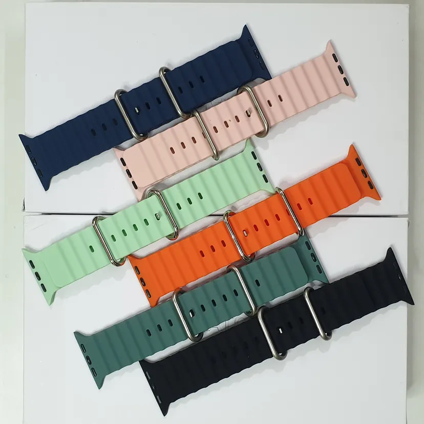 Ocean Strap with Dedicated Lock for Apple Watch Ultra Series 8 7 6 5 4 3 49mm 45mm 44mm 42mm