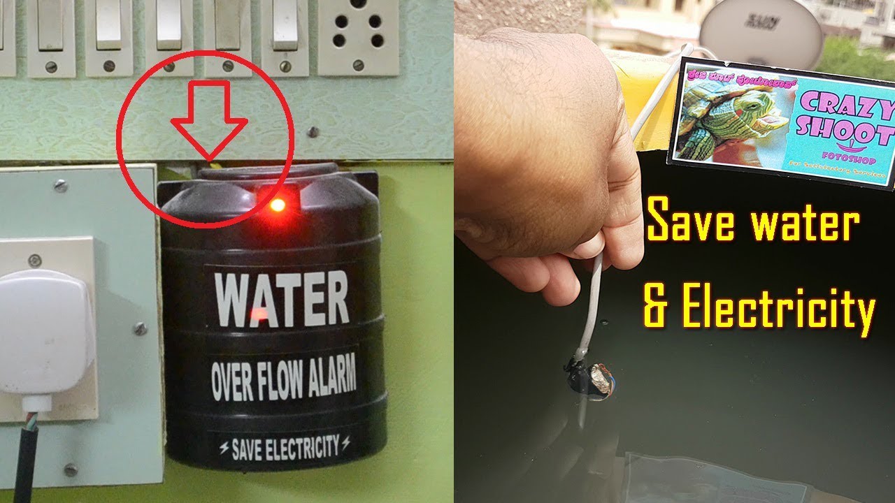 Plastic Water over Flow Tank Alarm with Voice Sound