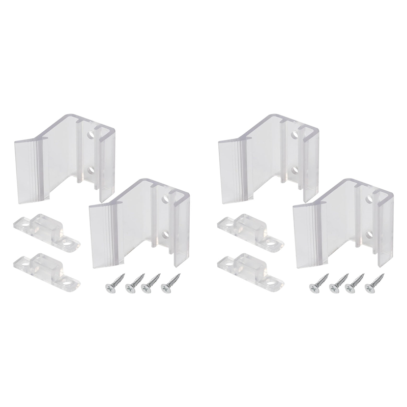 NAMUNY RV Sliding Mirrored Door Latch H527 Universal Mirror Closet Door Latch Sliding Mirror Door Latch Replacement 8 Pack