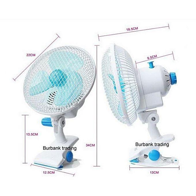 Rongxin Europe Plug Portable Mini Clip Fan Or Table Fan 3 Blades