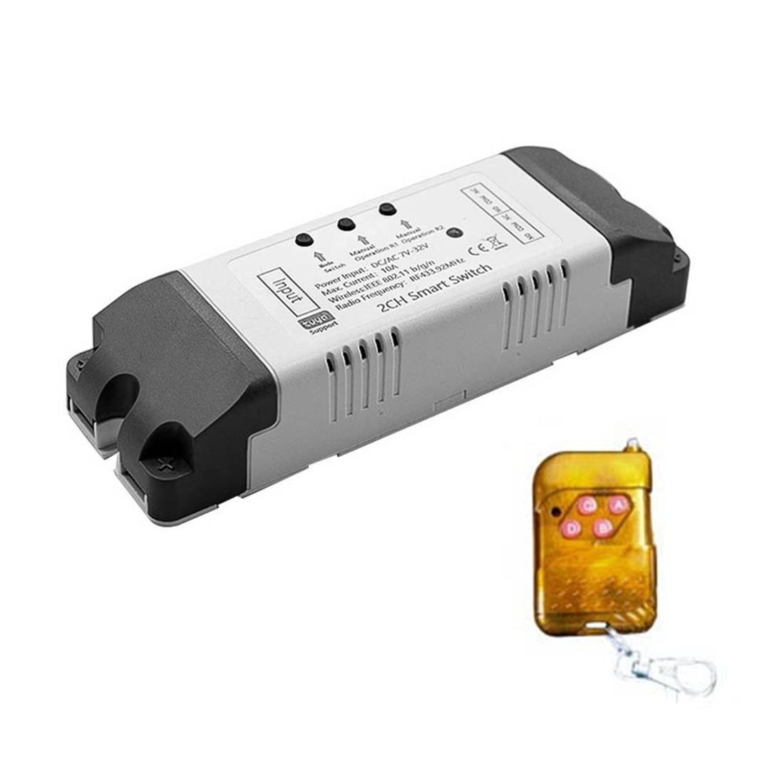Tuya 5-32V Zigbee Switch Module 2 Channel (B)
