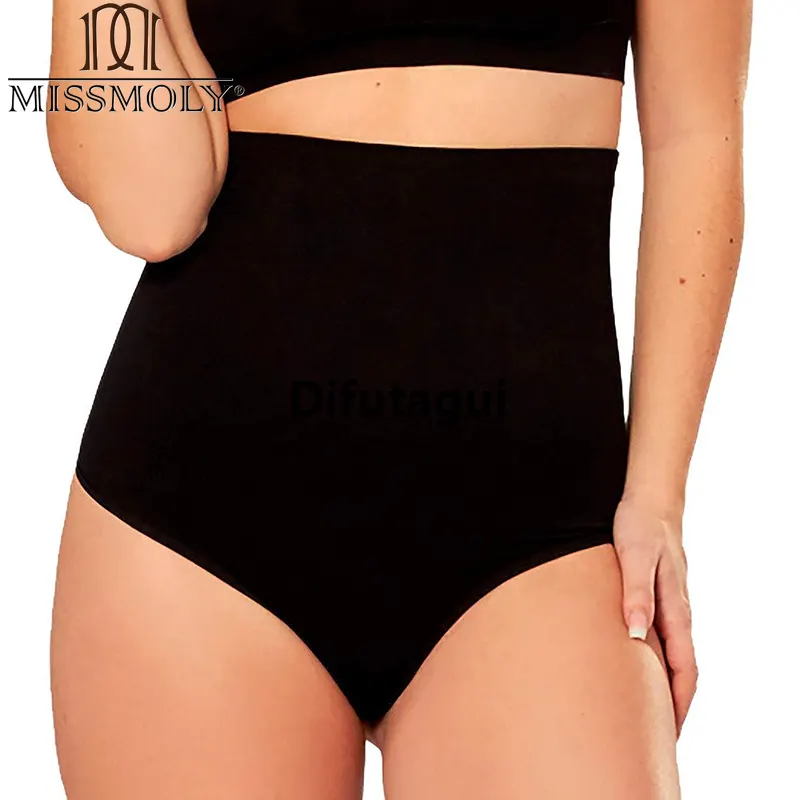 Difutagui MISSMOLY Womens Shapewear Tummy Control Thong Plus Size Shapewear High Quality Girdle High Waisted Body Shaper Slimming Compression Underwear - image 1