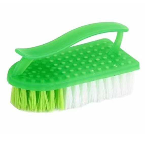 Scrubbing Brush Hard Bristled Laundry Clothes Shoes Scrubbing Brush Portable Plastic Hand Cleaning Brush Kitchen Bathroom