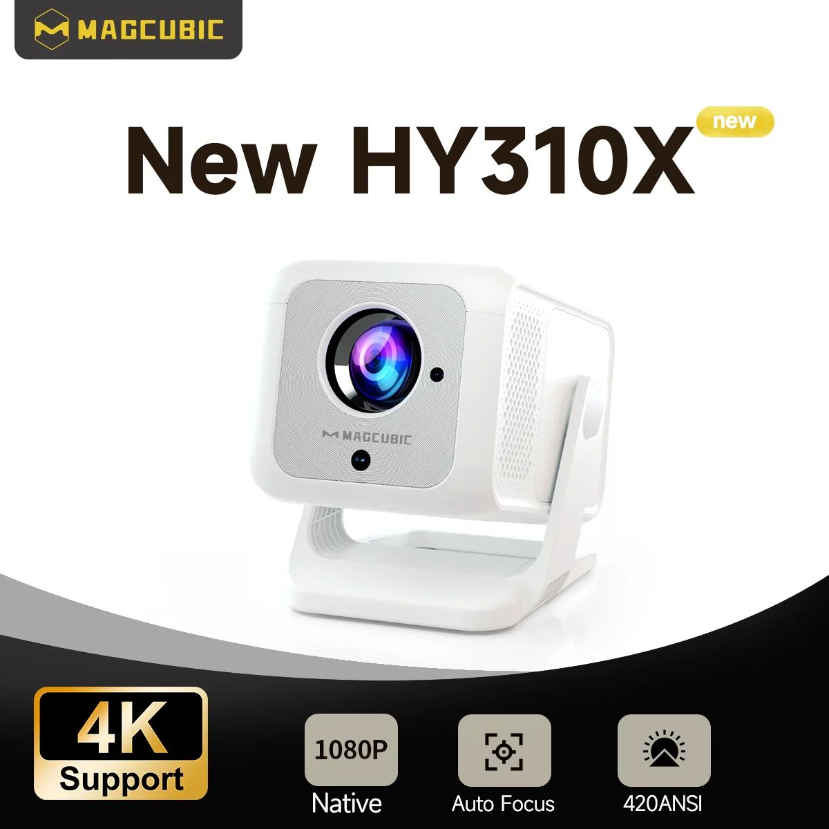 Magcubic Mini Projector 1080P, 420ANSI, Android 11
