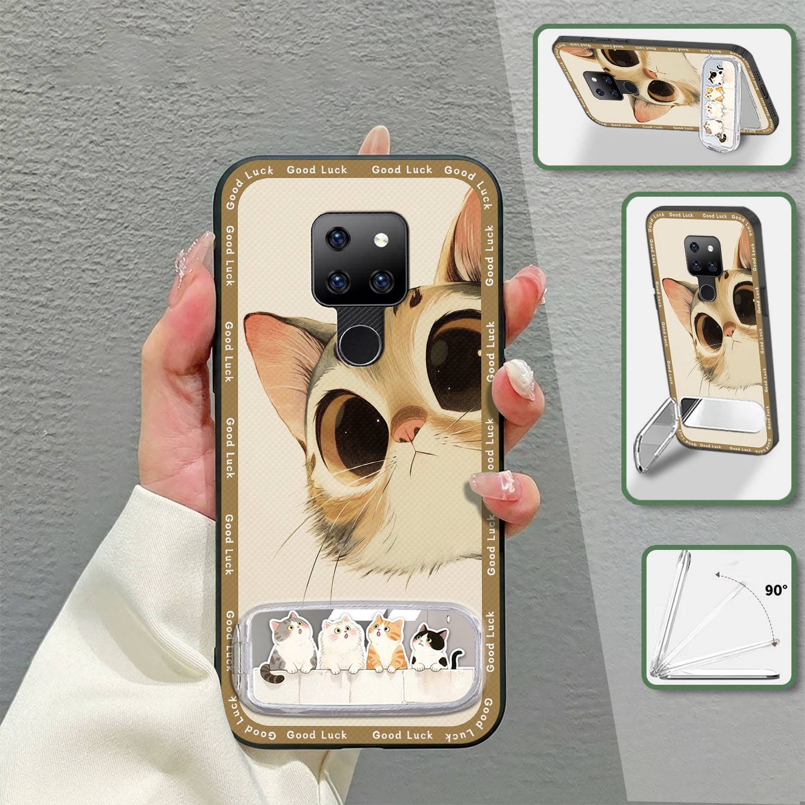 Fashion Design Cartoon Phone Case For Cubot P30 Kickstand Phone Pouch Waterproof Plush Durable Full wrap Dirt-resistant