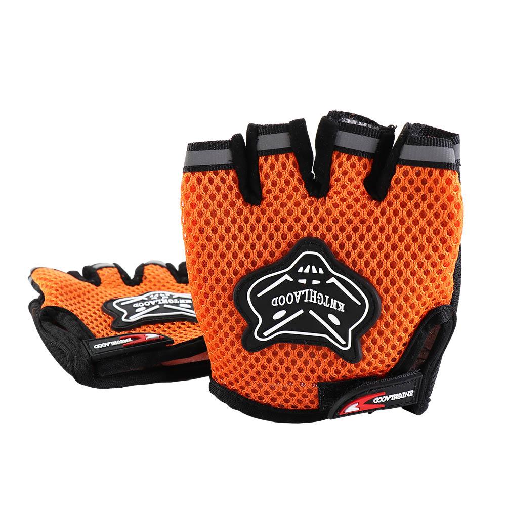 Gloves for men and women, children's bicycles, rock climbing, half fingers, children, adults, mesh bicycle gloves, outdoor sports bikes, non-slip and breathable