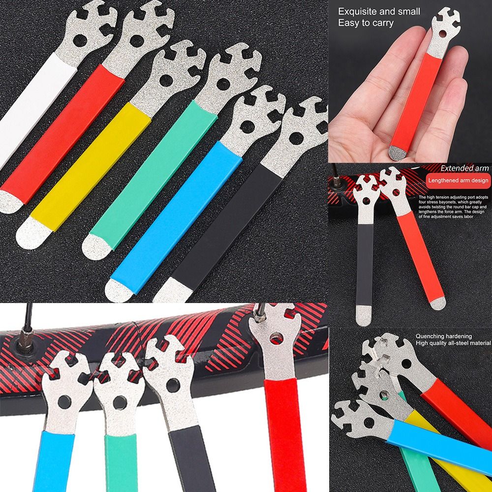 87.8mm Stainless Steel Wrench Mountain Bicycle Repair Tools Wheel Spoke Wrench Rim Tension Correction Bike Spoke Wrench