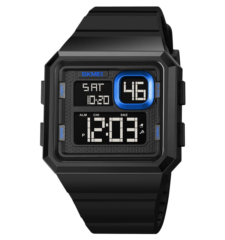 Skmei 1877 Outdoor Military Sport Digital Wristwatch Silicone 50M Waterproof Men Countdown LED Light Digital Wrist Sport Rubber Strap Watches