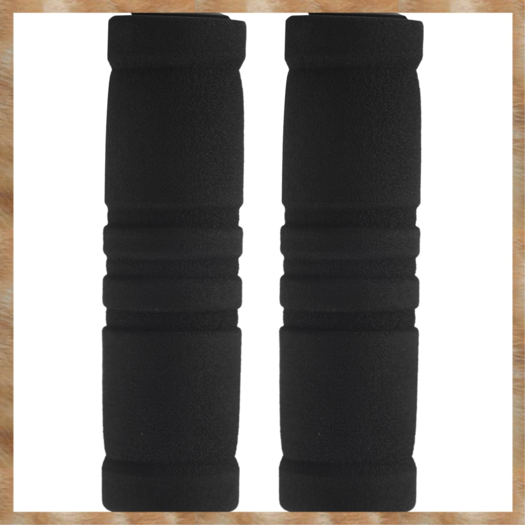 Kqueebee 1 Pair for Bike Bicycle Handle Handlebar Soft Sponge Bar Grips Black