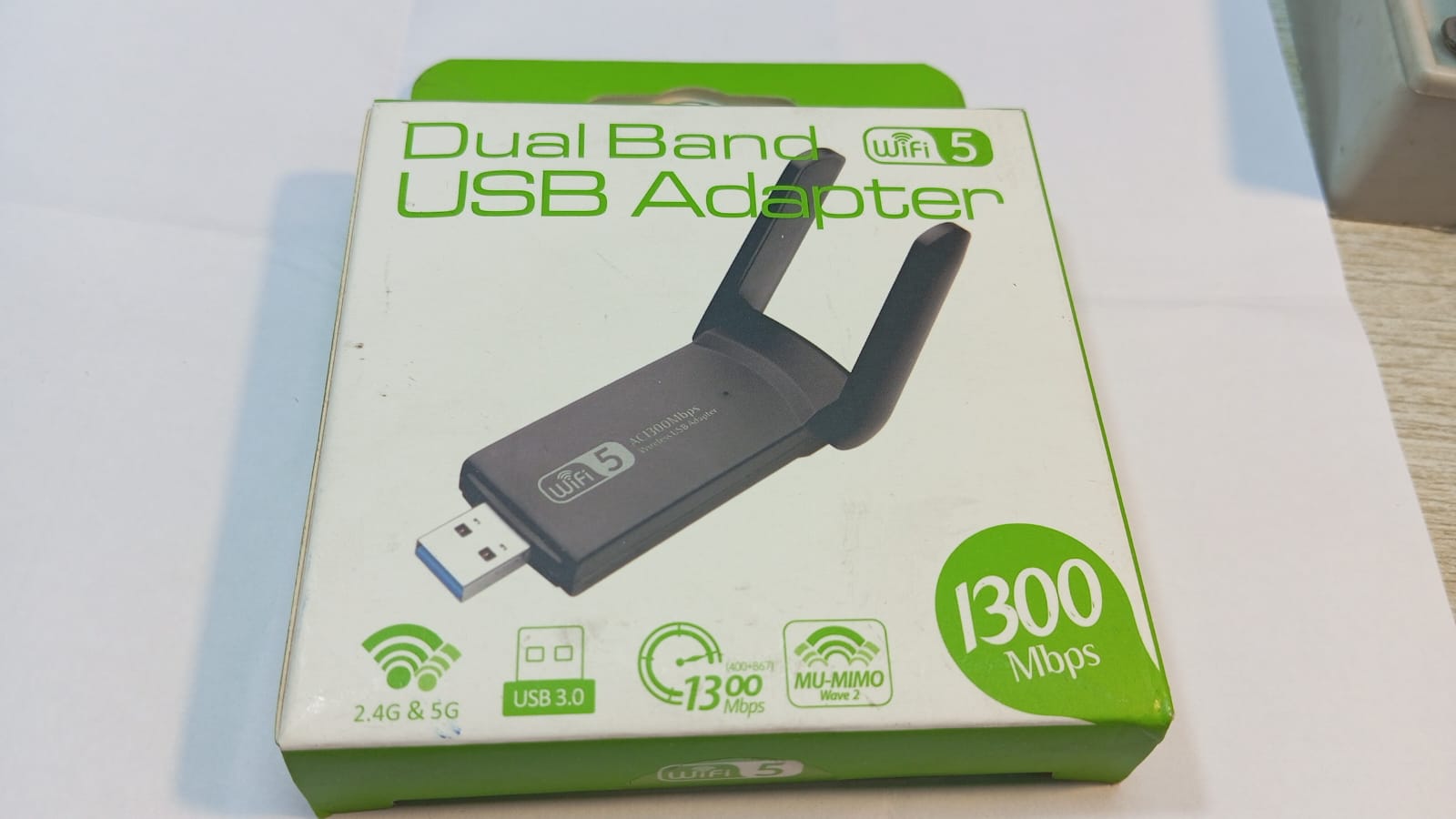 USB WIFI CARD AC 1300MBPS DUAL ANTENNA