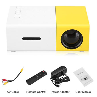 Yg-300 Mini Portable Projector Osray G300 Yg 300 Mini Portable Led Projector 1080P/ Palm Size / Supporting A Variety Of Video / Pictures / Music Formats