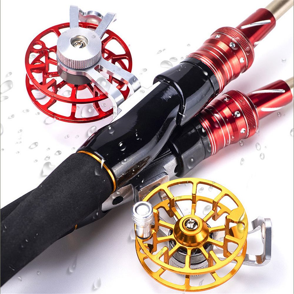 Durable Freshwater Outdoor Fishing Aluminum Alloy Max Drag 3kg Front Wheel Fishing Tool Fish Buckle Ice Fishing Reel