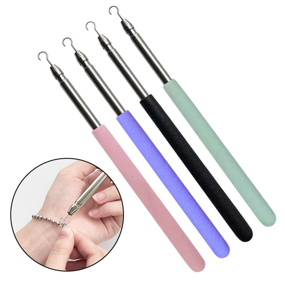 Jewelry Pliers Stainless Steel Bracelet Tool Retractable Jewelry Pliers Jewelry Helper Bracelet