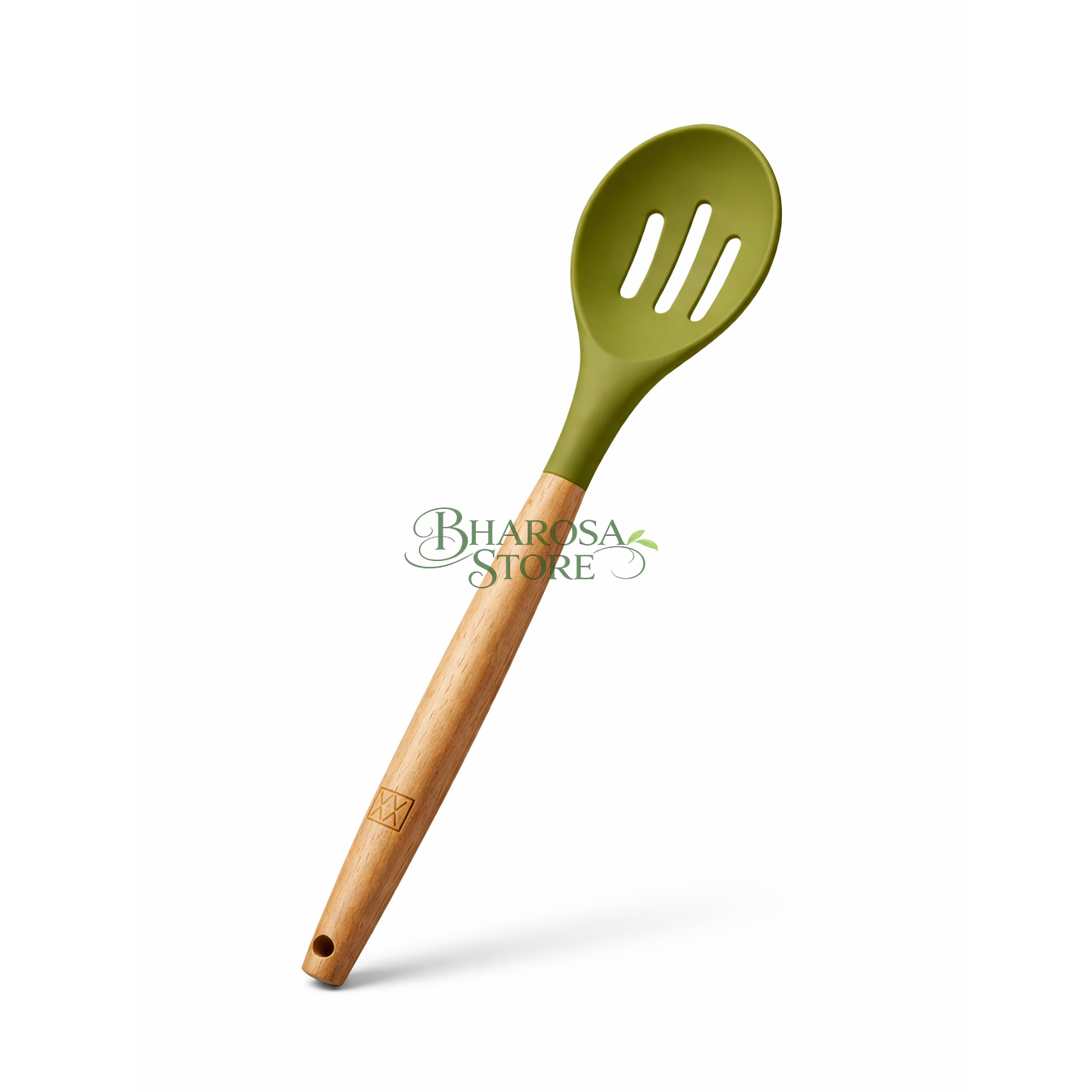Premium Silicone Spatula With Wooden Handle - Ideal For Non-Stick Cookware And Versatile Kitchen Use
