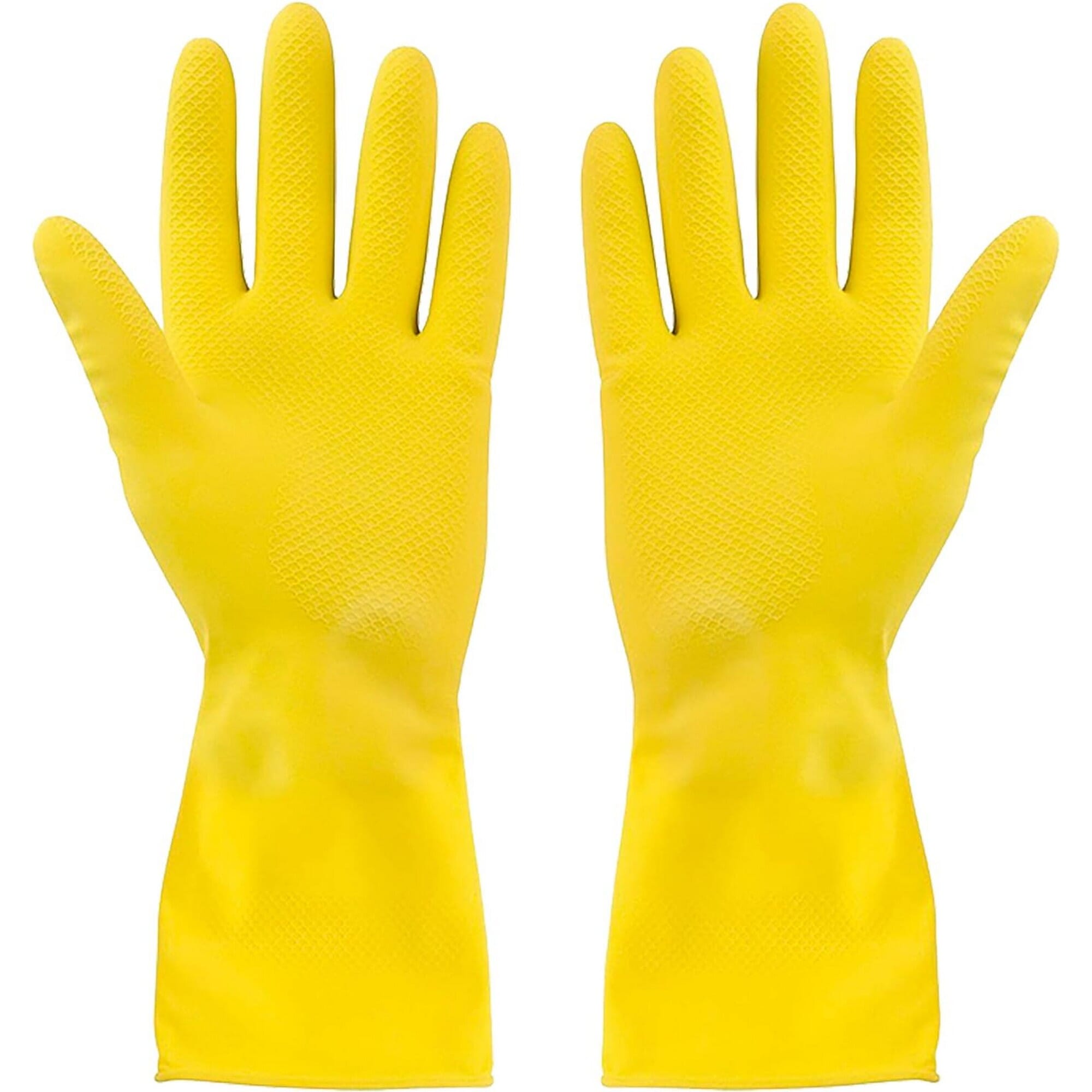 Waterproof Rubber Latex Multi Use Gloves | Multipurpose Durable Latex Waterproof Gloves | Comfortable Fit Wear Resistant Rubber Latex Gloves
