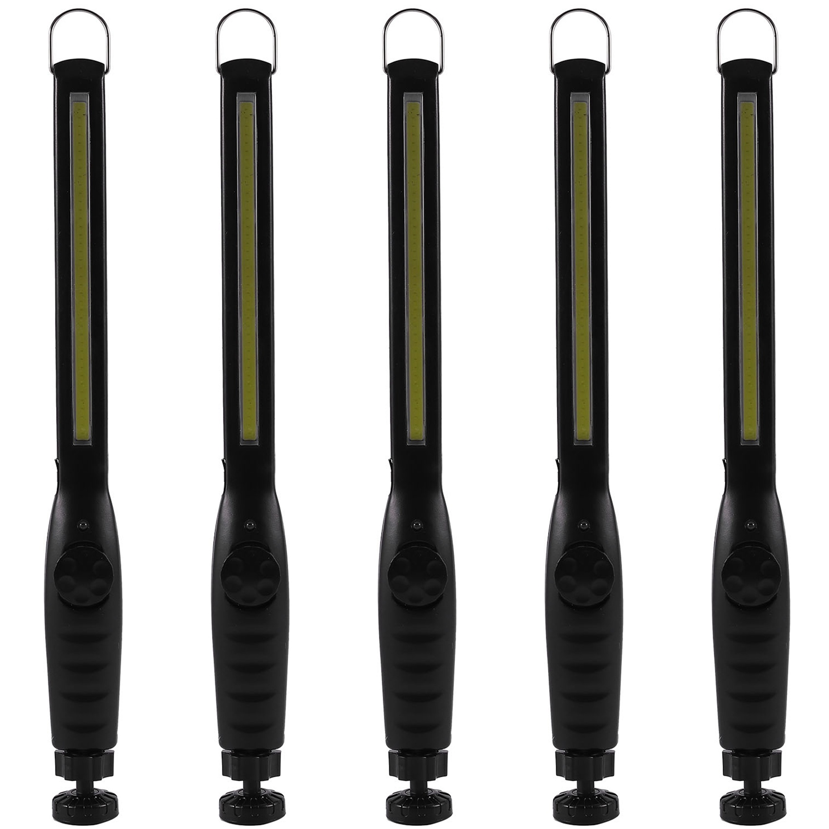 fasdaga 5X Cob Multi-Function Flashlight Car Repair Light Outdoor USB Charging Hand Lamp