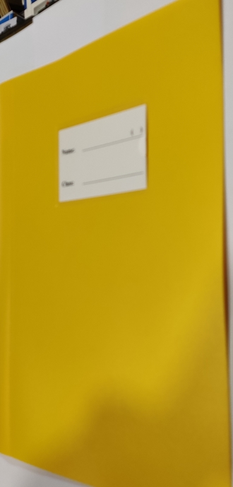 Business File / Presentation File yellow ( Set of 3)
