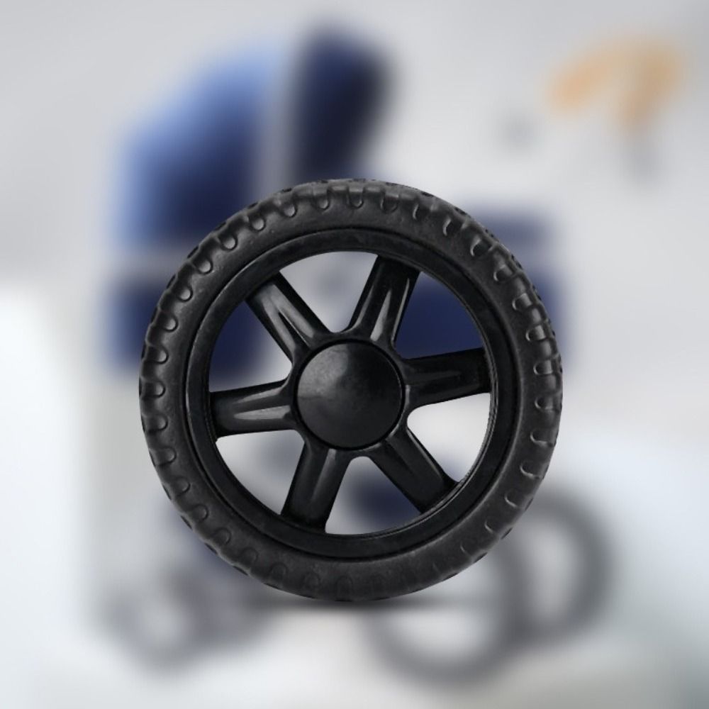 2PCS Rubber Parts Accessories Replacement Children'S Toy Wheel Shopping Cart Wheels 5 Inch Dia Travelling Trolley Caster