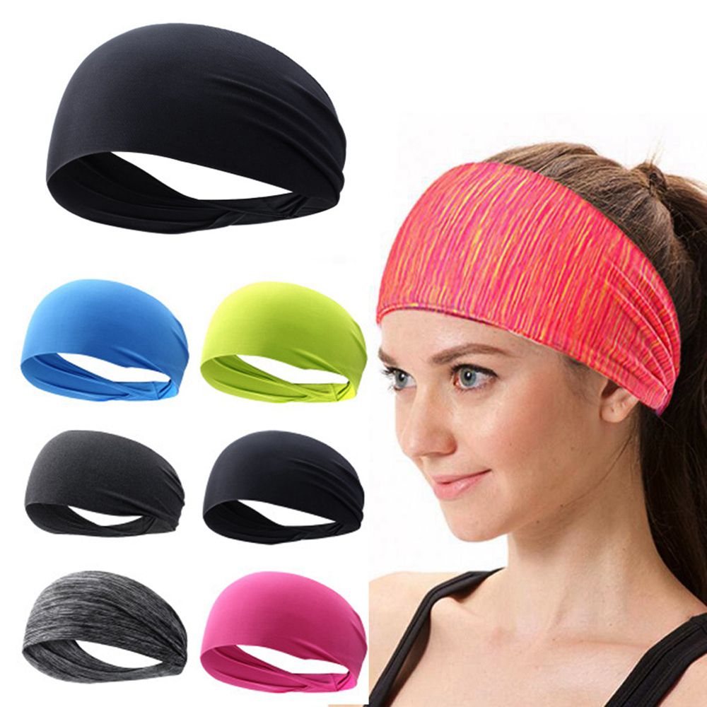 2025 Ultra-thin Elastic Yoga Headband Women/Men Multicolors Sport Sweatband Outdoor Gym Sweatband