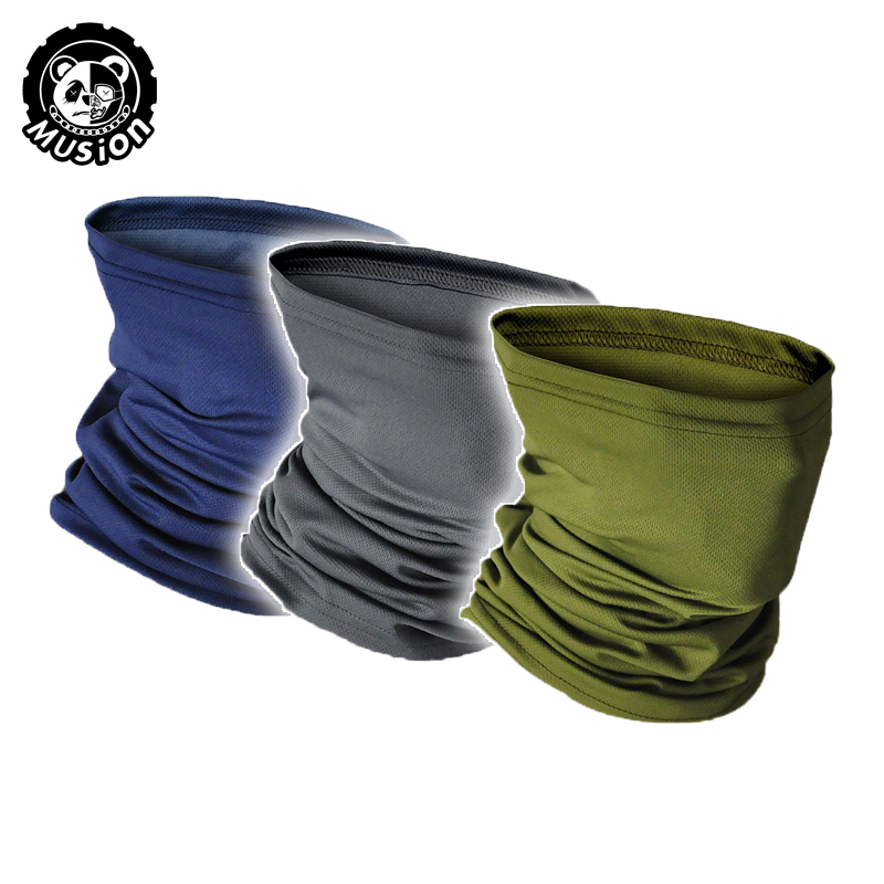 Musion Cooling Neck Gaiter UV Protection, Breathable Quick-Dry Face Mask for Cycling Hiking, 3 Colors