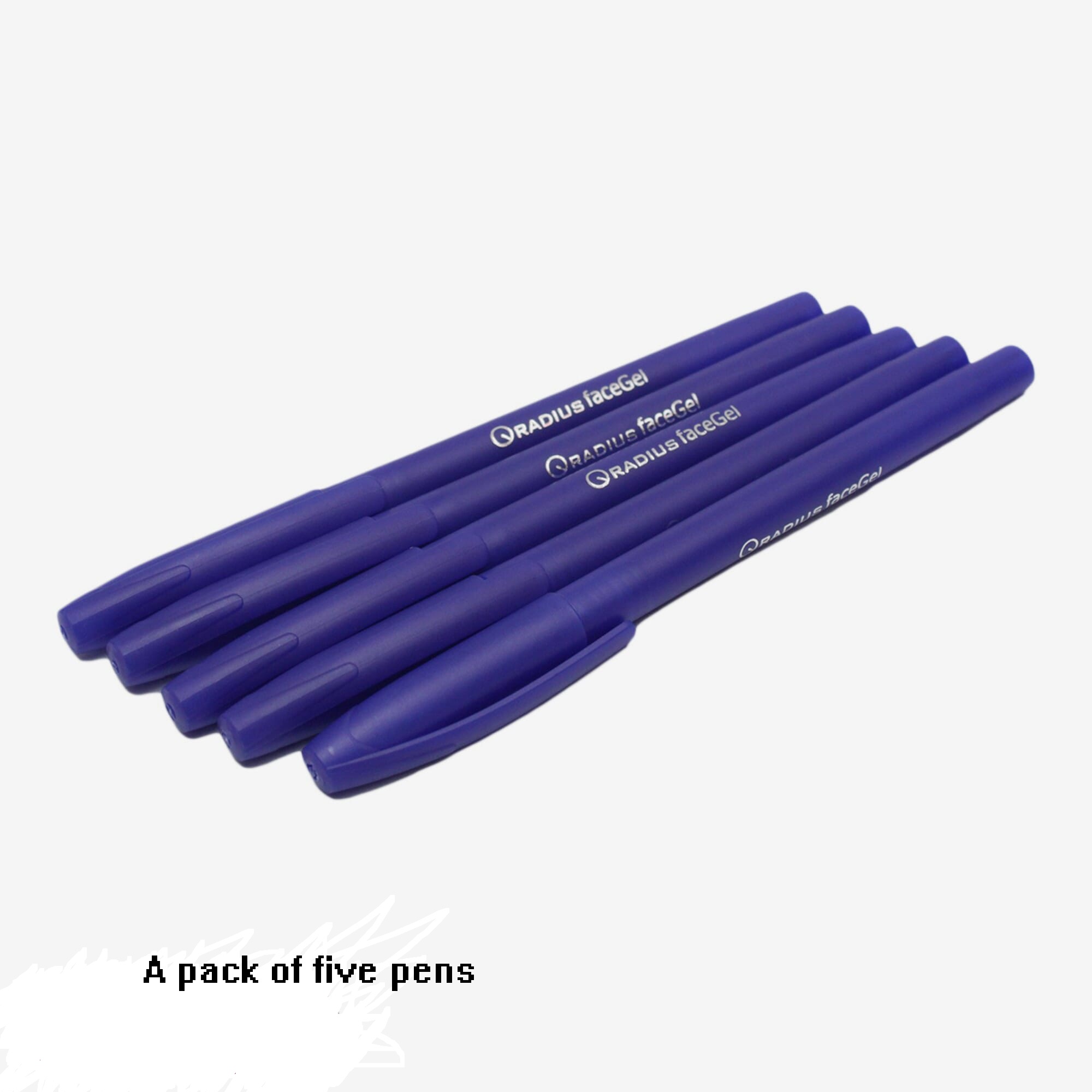 Radius Face Gel Pen (Pack of 5 pcs)By Mitrata