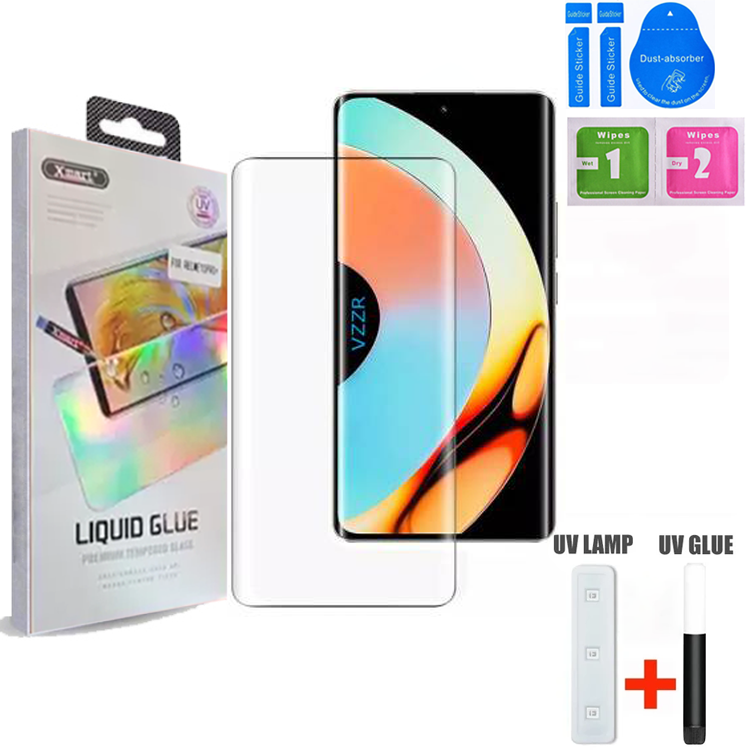 XMart Vivo V29 / Vivo V29 Pro / Vivo V27 / Vivo V27 Pro / Vivo T2 Pro 5G UV Liquid Glue Original Tempered Glass Screen Protectors