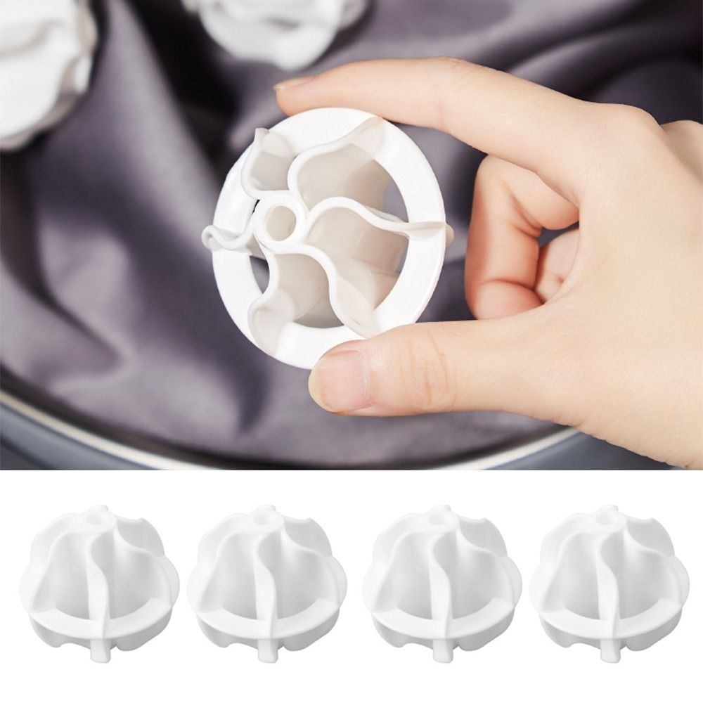 5Pcs Cleaning Tools Prevent Winding For Washing Machine Clothes Stain Removal Drying Washing Accessories Reusable Laundry Products Plastics Laundry Balls Fabric Softener