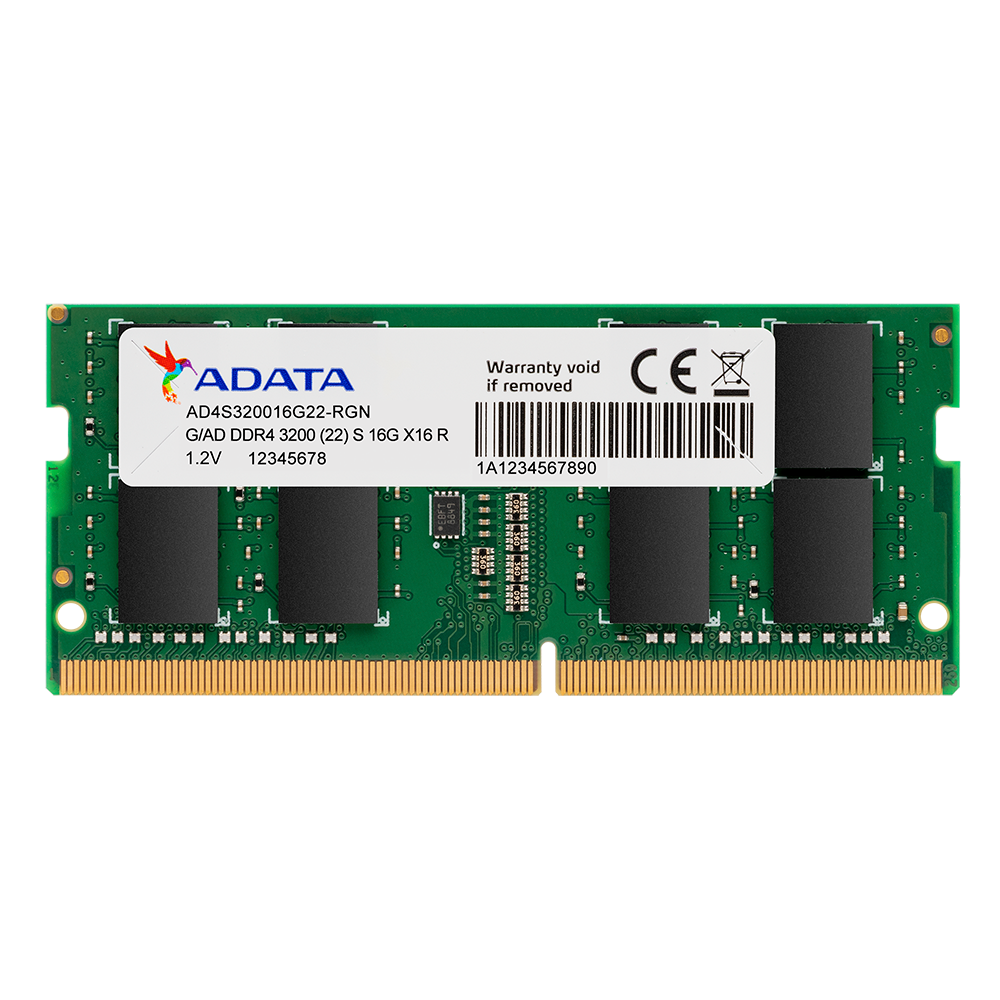 ADATA Laptop RAM 16GB DDR4 3200MHz (Support Intel & AMD)