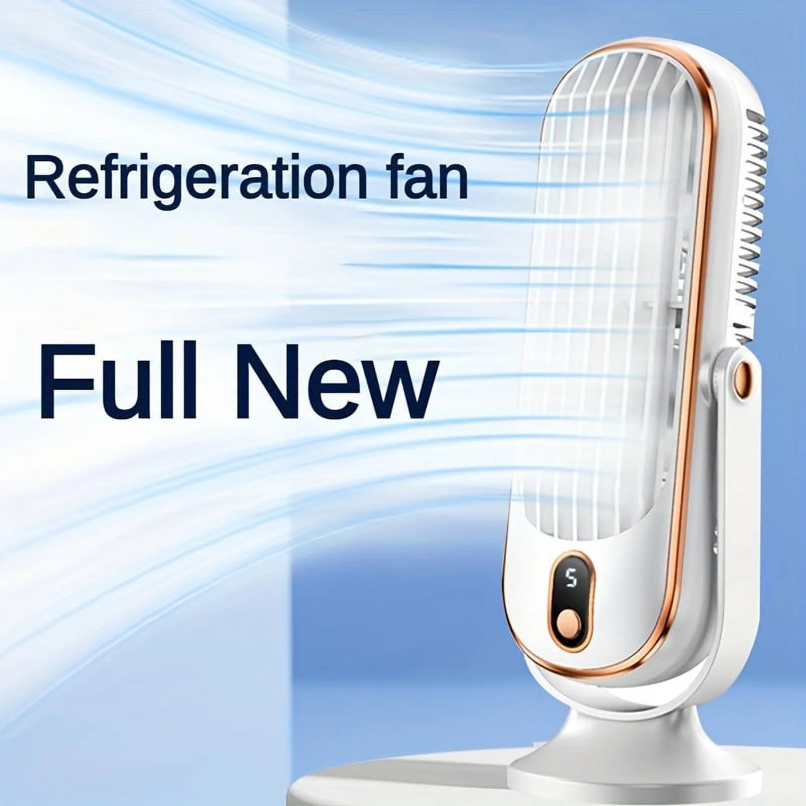 Dual Motor 5-Speed USB Portable Air Conditioner Fan with 720° Surround Cooling - Perfect for Indoor/Outdoor Use, Travel, and Camping l Cooler Fan For Room