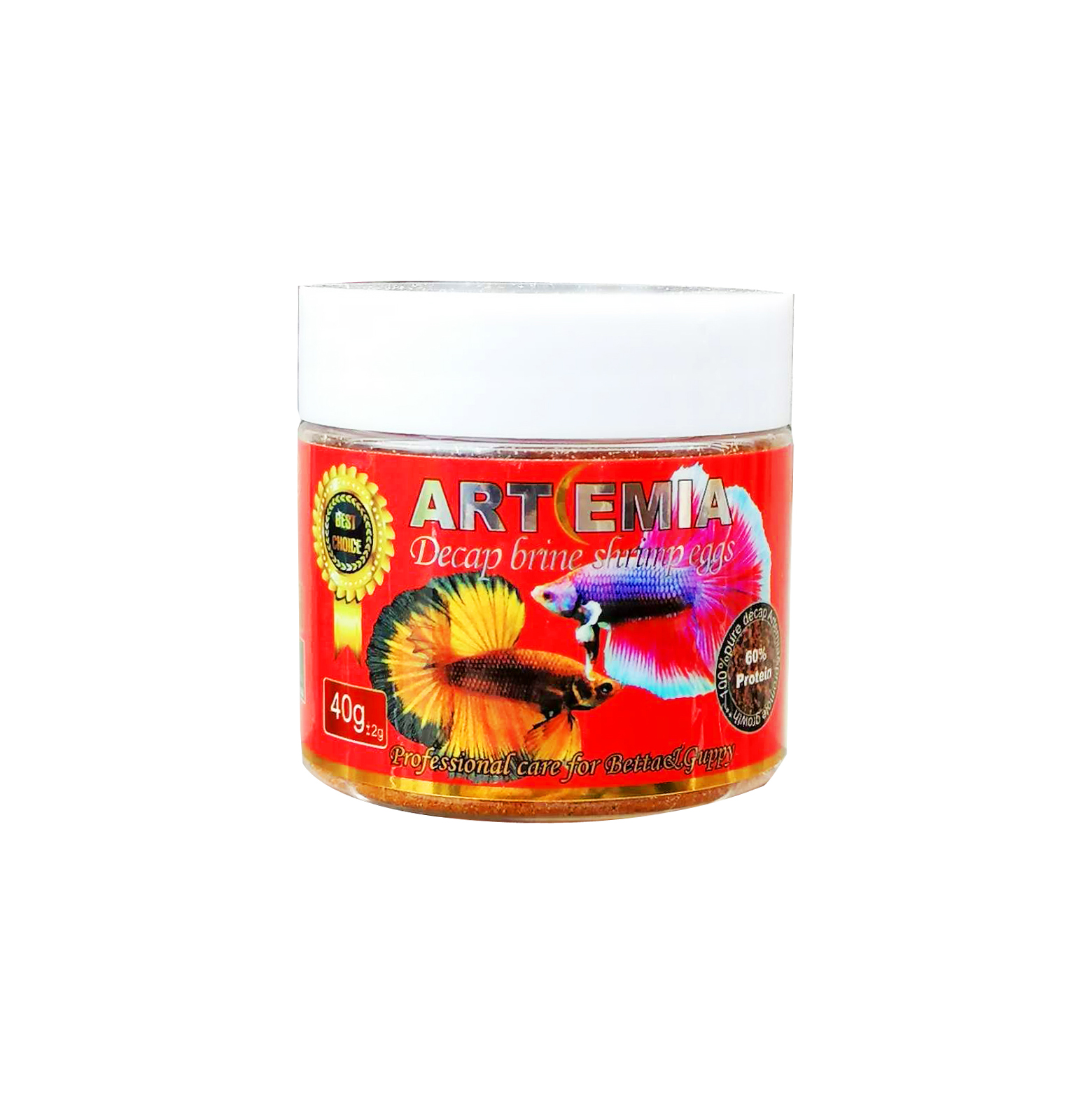SISO Artemia Decapsulated Decap Brine Shrimp Eggs 40gm For Baby Fish Food Kohinoor Aquarium