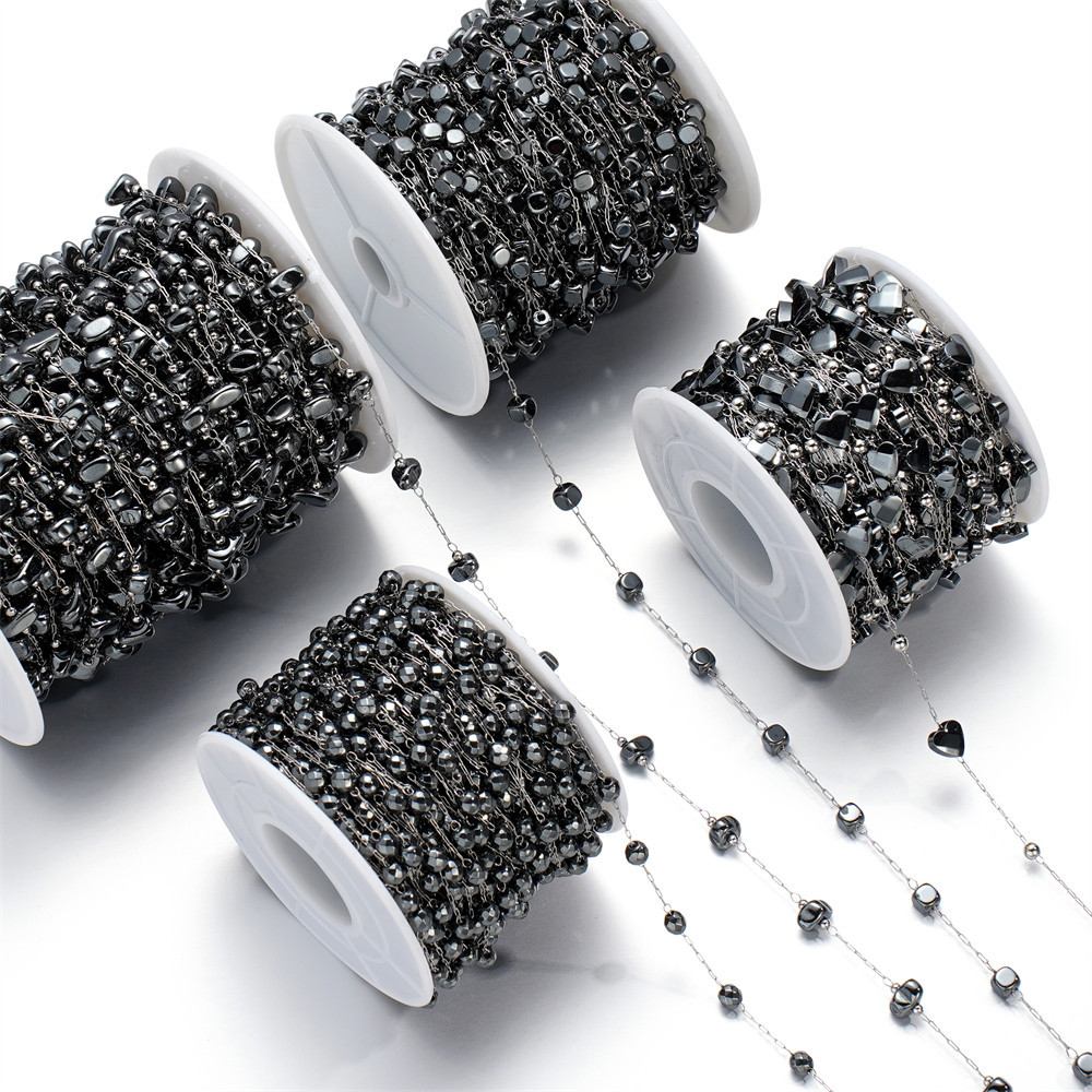 St. kunkka only 1meter High Quality Non-Fading Chain Stainless Steel Irregular Magnet Necklace for DIY Bracelet Necklace Making