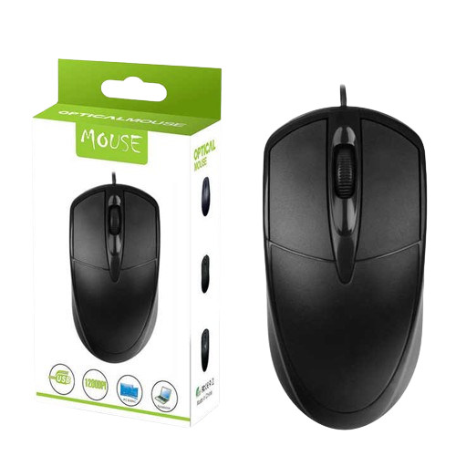 USB Wired Optical Mouse For Desktop Computers, Laptops