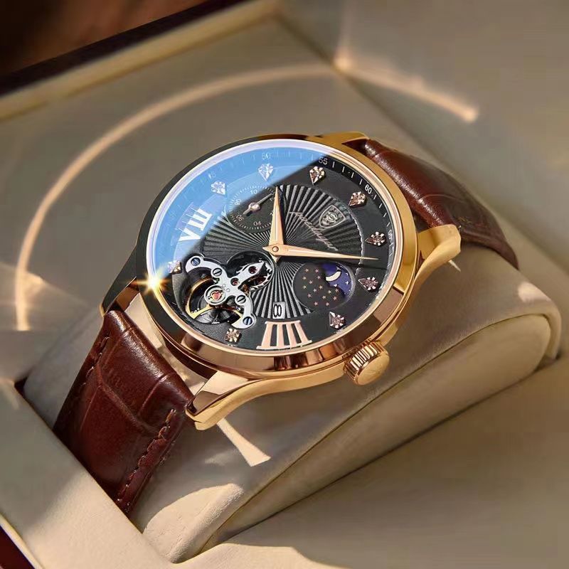 2023 Men's Watch Business Casual Luminous Calendar Fashion Non-Mechanical Watch